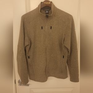 Kuhl Interceptr Performance Fleece Full zip Jacket in Oatmeal. Large